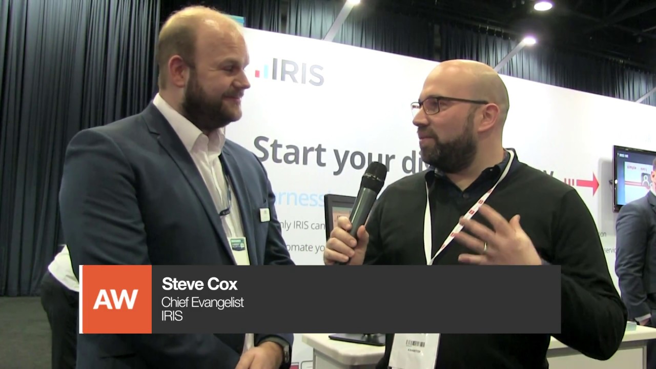 Accountex North 2018: Tom Herbert interviews Steve Cox from IRIS camera iphone 8 plus apk