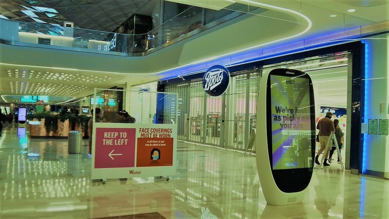 4K Walk Westfield London, Boots, 3rd Lockdown　散歩　ロンドン　ウエストフィールド　ブーツ（ドラッグストア買物）ロックダウン３回目