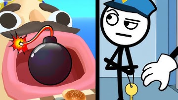 🎗Sandwich Runner VS thief puzzle - All Levels Gameplay Android iOS Ep6