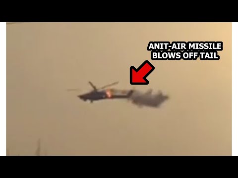🔴 Ukraine War -  Russian MI-28 Havoc Helicopter Downed After Ukrainian MANPADS Hit Blows Off Tail