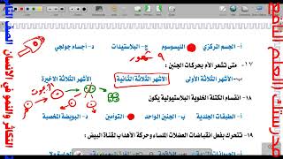 حل مراجعة الفصل الخامس أحياء 2 2  التكاثر والنمو في الانسان  الصف الثاني الثانوي فصل دراسي ثاني 1444