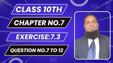 Class 10th Maths Chapter 7 Exercise:7.3 |Introduction to Trigonometry| |The Maths Solutions|