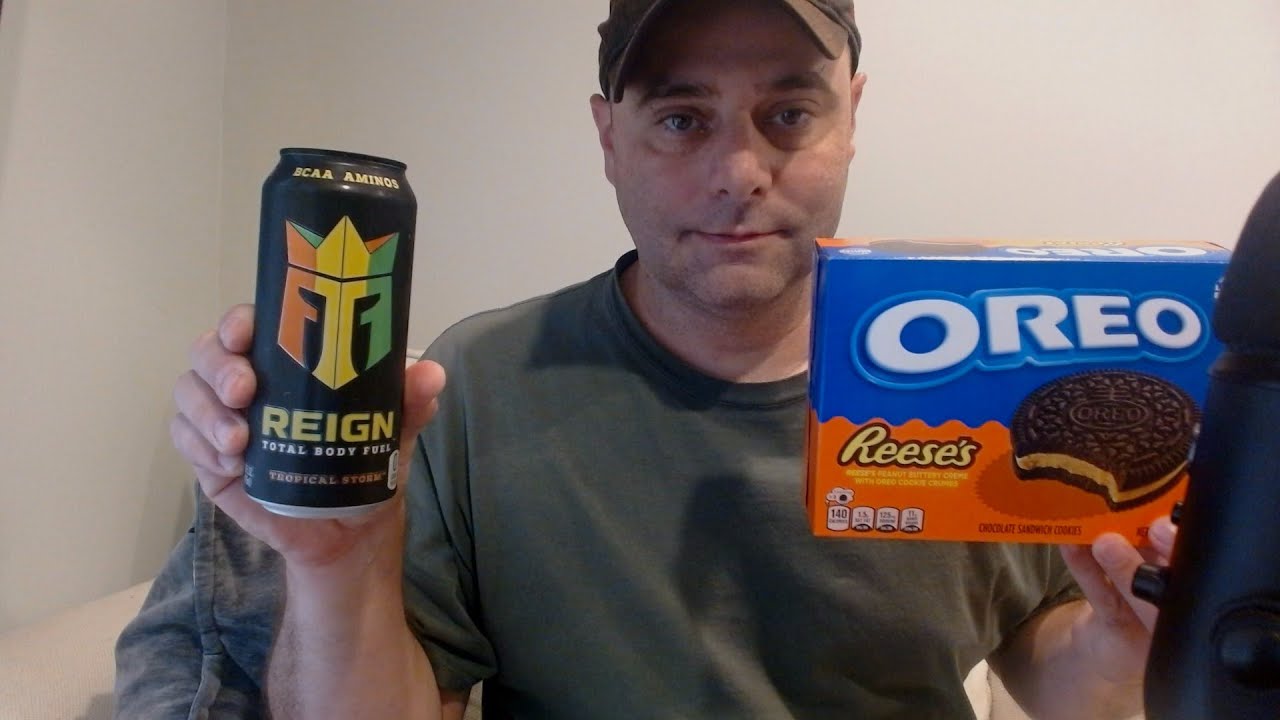 ASMR Drink Review Snack Review and Gum Chewing Facts About Me