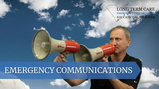 Famous Emergency Communications for Long Term Care Profile