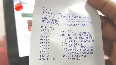 atm se mini statement kaise nikale ! SBI ATM se statement kaise nikale ! Sbi statement download yono