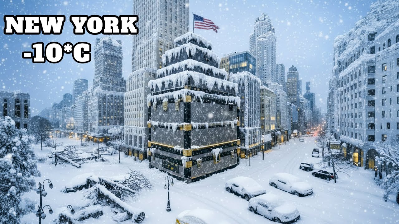 Winter Storm Fern Hits New York: -10°C Deep Freeze, 800,000+ Power Outages, Emergency Alerts Issued