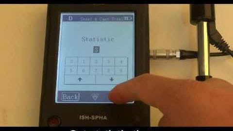 INSIZE US--PORTABLE LEEB HARDNESS TESTER- Preparation