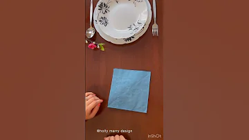 Napkin Design دیزاین دستمال سفره Master Interior Design Artist 