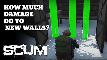 SCUM   C4 CLAYMORE GRENADES GUN DAMAGE ON NEW WALLS (TEST RESULTS) #SCUtricks #SCUMTips #SCUMGuide