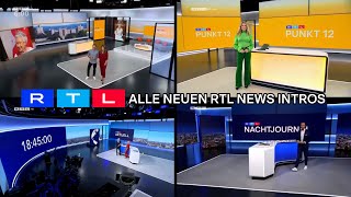 Alle RTL Nachrichten Intros aus dem neuen Studio (2022)