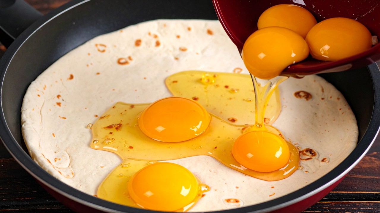 Невероятный! Это всех сводит с ума! Простой и вкусный рецепт тортильи за 10 минут!