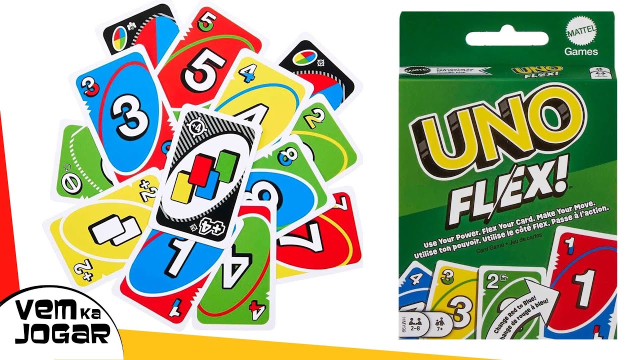 UNO Jogo de cartas Flip, Mattel, Multicolor 