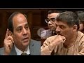 شاهد أول رد فعل من نائب البرلمان الذي انفعل عليه السيسي ومنعه من الكلام احنا مش جايين نسمع بس 