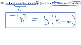 How to write equations