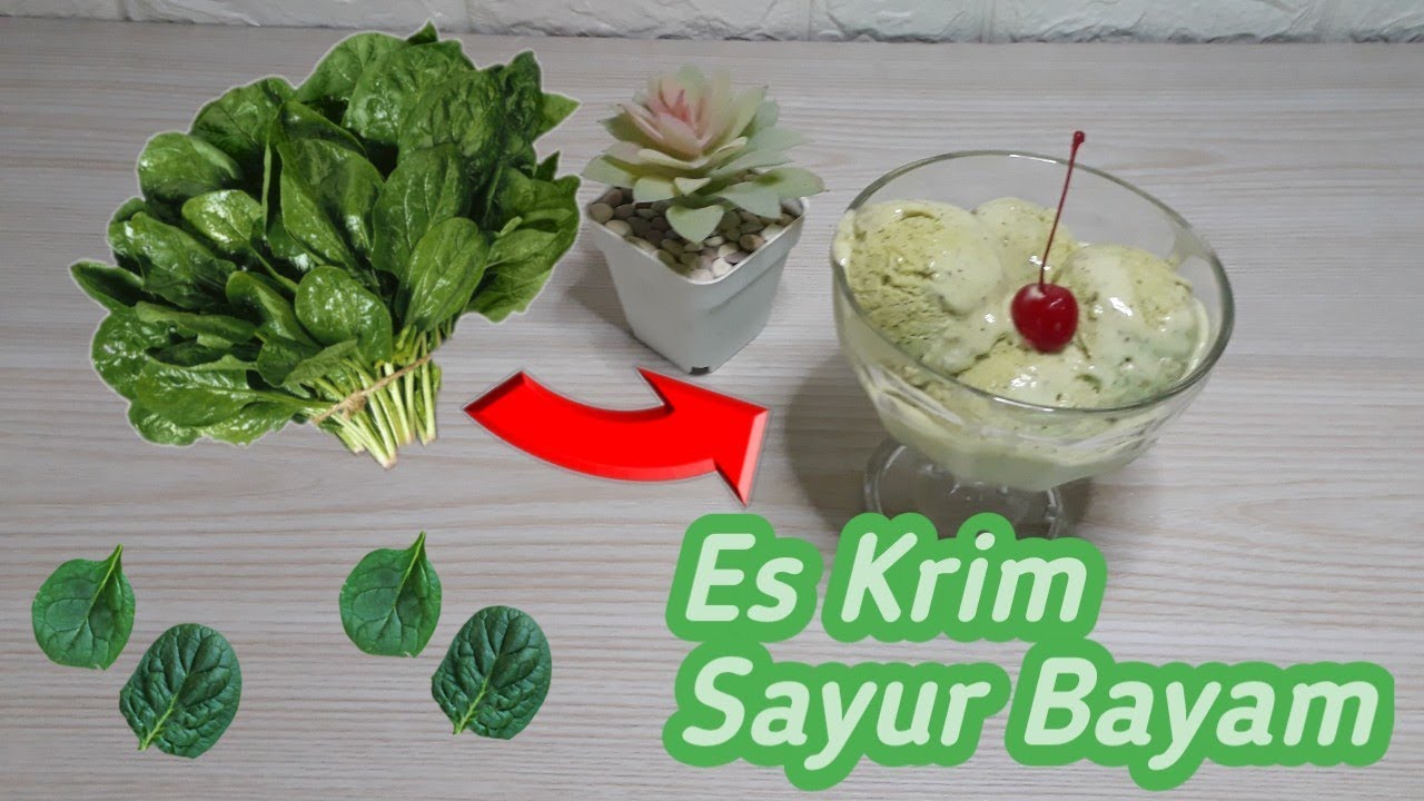 Resep Cara Membuat Es Krim Sayur Bayam Han Ahmad YouTube Resep Cara Membuat Es Krim Sayur Bayam Han Ahmad YouTube