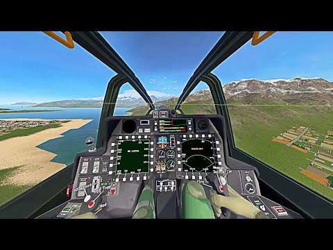 Видео: Первый полёт на вертолёте - VTOL VR (AH-94 DLC)