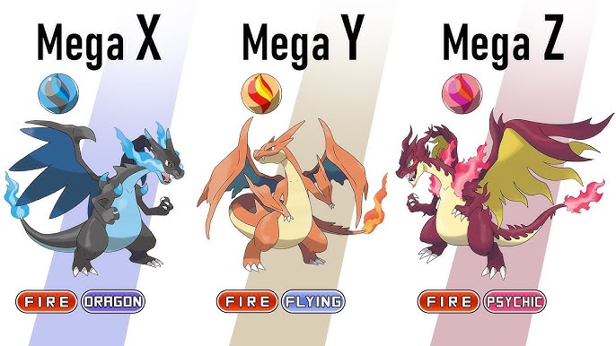 all mega evolution, pokemon x and y