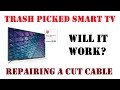 Trashpicked TV - Will it work?