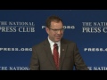 IRS commissioner John Koskinen speaks at the National Press Club