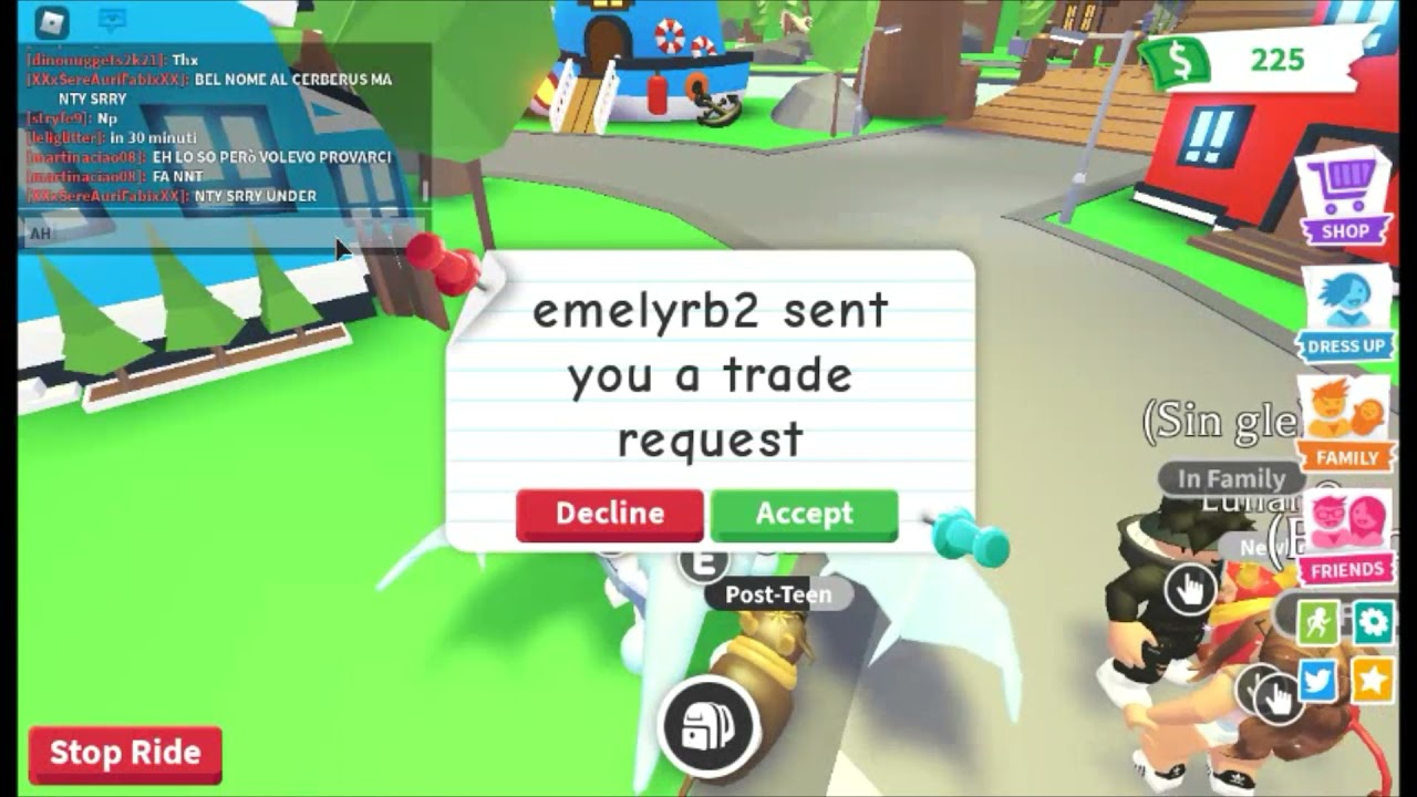 ADOPT ME ROBLOX ITA TRADE!!!