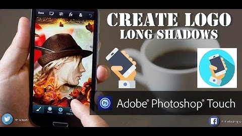 How to create logo long shadows with ADOBE PS TOUCH Android