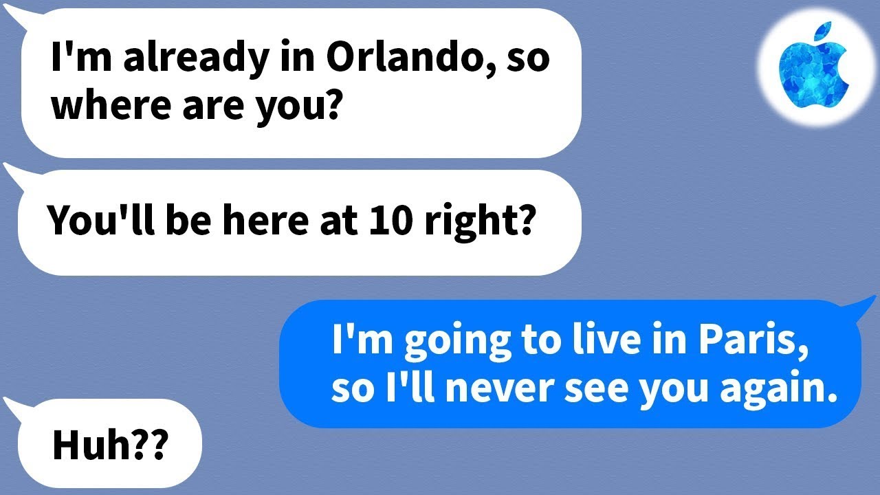 【Apple】When we were just about ready to go on our honeymoon, my sister jumps in