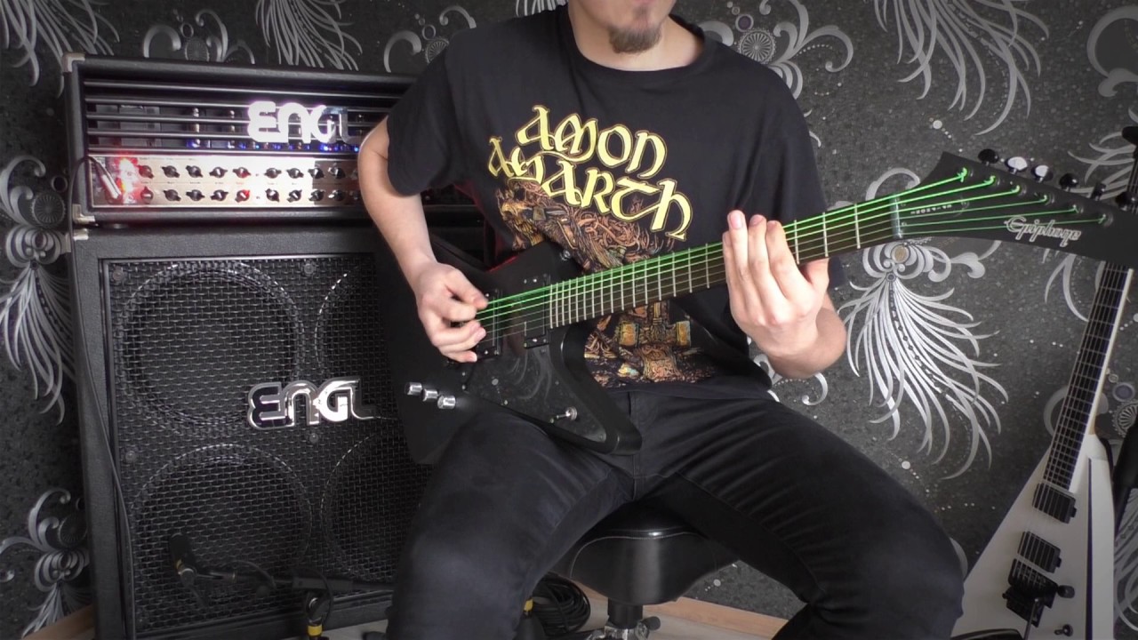 Amon Amarth Where Silent Gods Stand Guard Guitar Cover [HD] YouTube