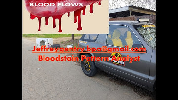 BLOODSTAIN PATTERN ANALYSIS: BLOOD FLOWS    jeffreygentry.bpa@gmail.com