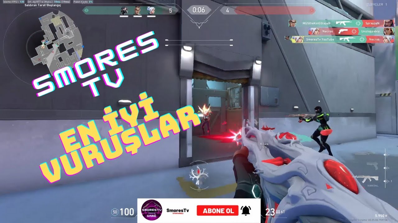 SmoresTv VALORANT EN İYİ VURUŞLAR - OPERATÖR NASIL KULLANILIR - FERRARİ PEEK NASIL ATILIR?
