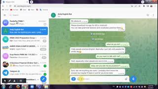 Learn English Using Telegram Bot - Technology In Education - Halisa Nur Putri Maulidha