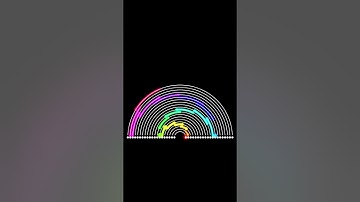 Polyrhythmic Visualization | 20-Lines Rainbow #Polyrhythm #MusicTheory #VisualArt #RhythmMastery