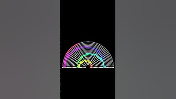 Polyrhythmic Visualization | 20-Lines Rainbow #Polyrhythm #MusicTheory #VisualArt #RhythmMastery