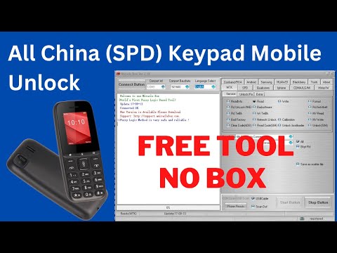 China Keypad Mobile Password Unlock Miracle Crack | All China Spd Mtk | No Box