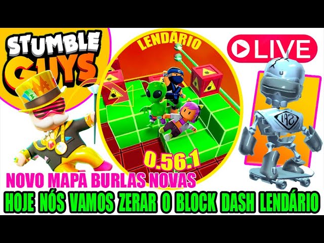 Jogando O Novo BLOCK DASH LENDÁRIO !!! 