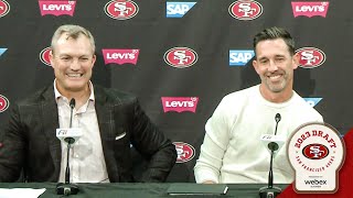 John Lynch, Kyle Shanahan Recap Day 2 of the 2023 NFL Draft | 49ers