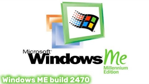 Windows ME beta 2 build 2470