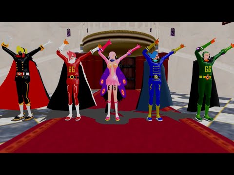 《MMD》VSパレパレード《ワンピース》