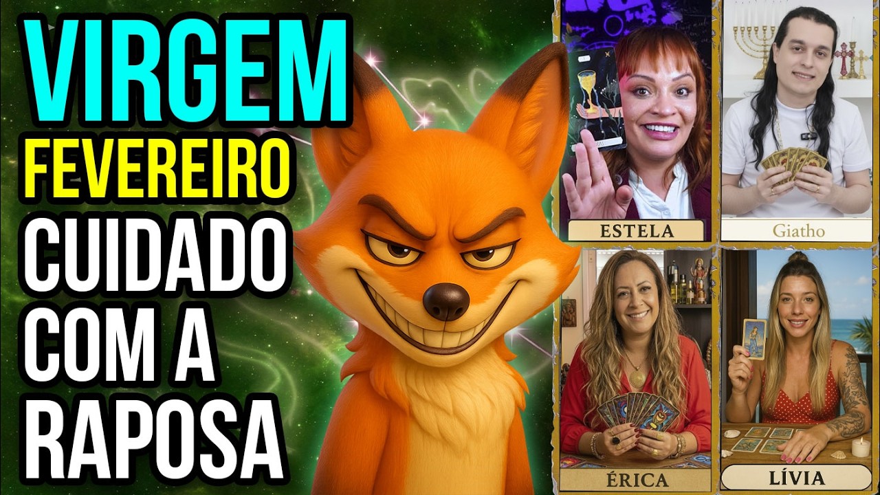 VIRGEM ♍: TAROT ALERTA PARA A RAPOSA NO CAMINHO! 🦊 4 TARÓLOGOS CONFIRMAM LIVRAMENTO!