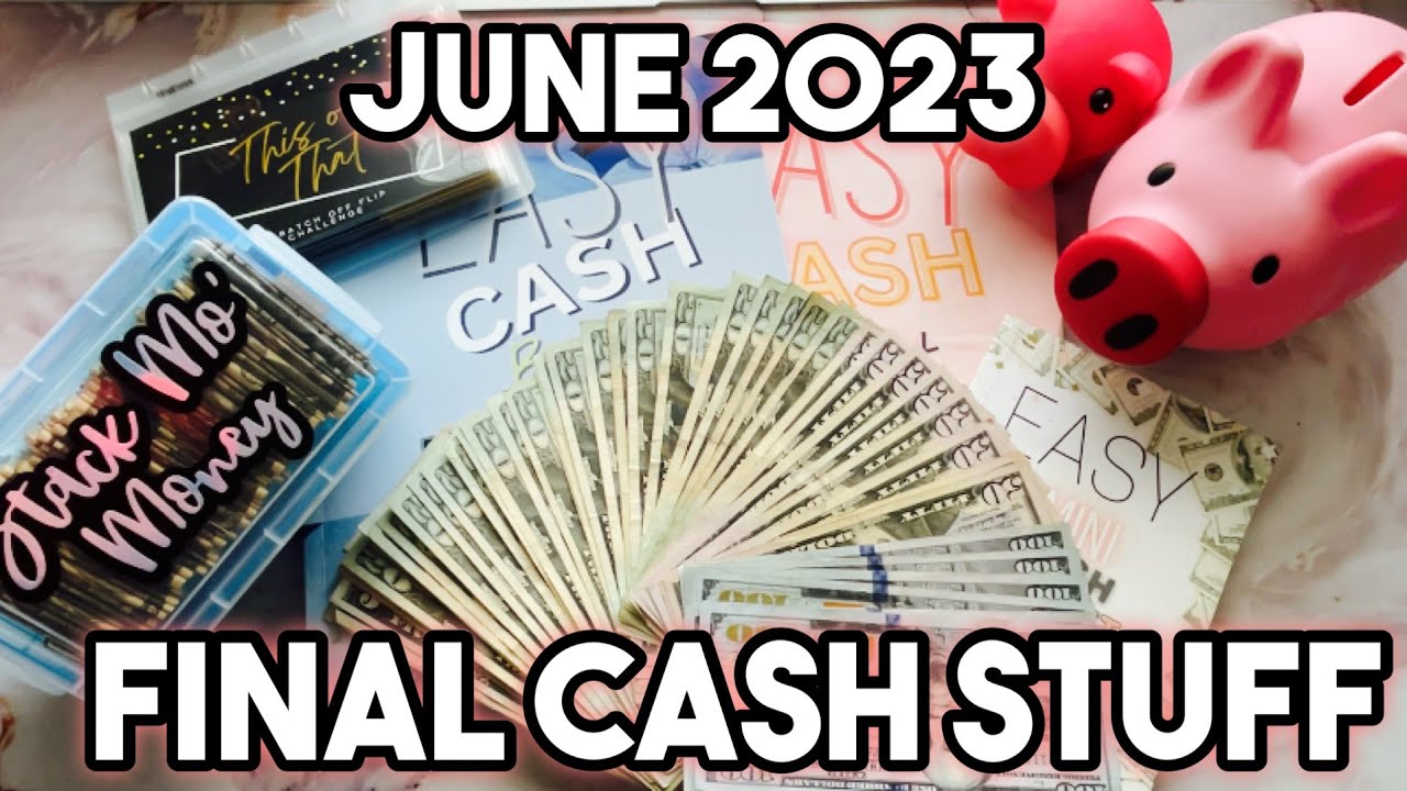 LET'S CLOSE OUT THE MONTH! JUNE 2023 WEEK 3 & 4 BUDGET&CASH STUFF! CASH ...