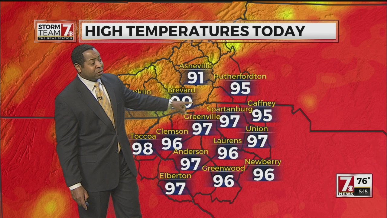 High temperatures today YouTube