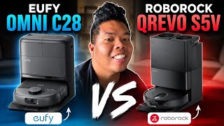 Prime Day 2026: eufy Omni C28 vs Roborock Qrevo S5V | The BEST Robot Vacuum Under $600?