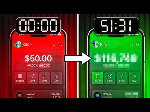 I Traded Memecoins With $50 LIVE - Here's What Happened