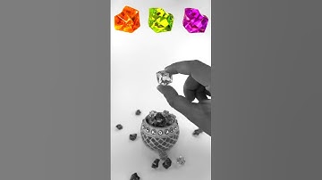 What color is the crystal? 🧡💚💜 #shorts Exercises for intuition developing with INTUITION GAMES