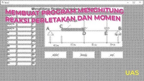 Membuat Program Menghitung Reaksi Perletakan dan Momen dengan Visual Basic 6.0