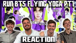 BROTHERS FIRST TIME WATCHING RUN BTS FLYING YOGA!