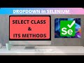 How to select value from drop-down in selenium ? | Select class in Selenium | Selenium tutorials |