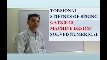 Torsional /stiffness /spring /gate /2018 /solved /numerical /machine /design