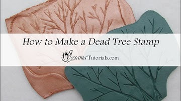 Polymer Clay Scrap Technique: Make Your Own Tree Stamp From Polymer Clay