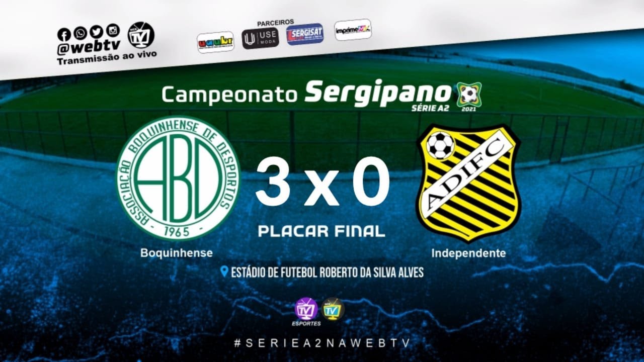 Campeonato Sergipano da Segunda Divisão: Boquinhense e Independente  encerram em empate 1 a 1 – Futebol Sergipano