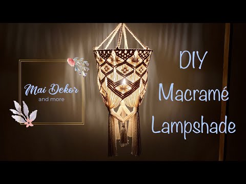 Video: Lampshade (79 Mga Larawan): Mga Pagpipilian Sa Frame, Wicker Macrame At Mga Modelo Ng Tela Para Sa Isang Pendant Lamp, Antigong At Moderno